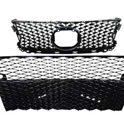 2PC Set 2014-2016 LEXUS IS250 IS350 F-SPORT Front Bumper Upper Lower Grille NEW