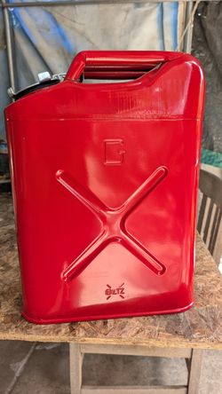 Vintage 1993 BLITZ 5-Gallon Metal Gas Can NOS ( Unused ) Jerry Can