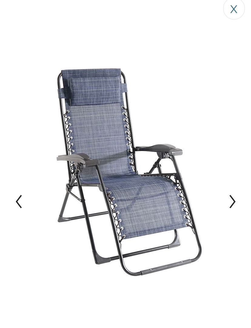 Sonoma Anti-Gravity Patio Folding Chair New