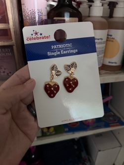 4th of July earrings
