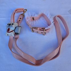 NEW DOG 🐕 INK COLLAR AND LEASH  FOR SMALL DOG