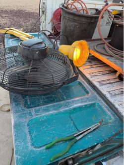 Dock light and fan