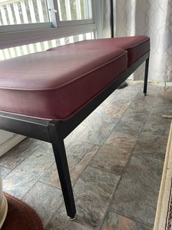 Iron Bench Excellent Condition Can Use Porch And Inside Too Very Much Sturdy 