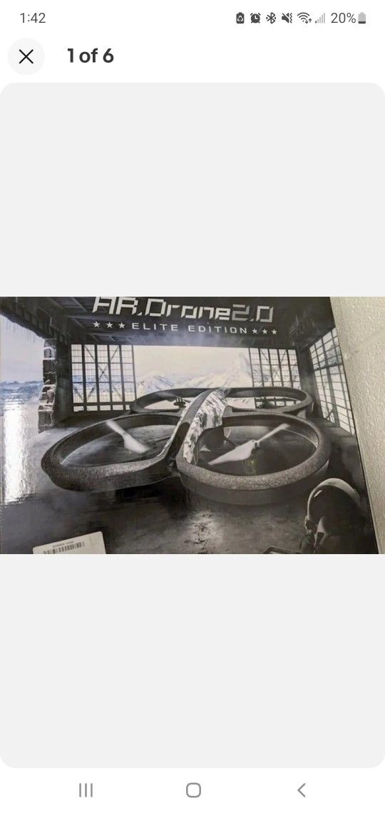 Parrot AR Drone 2.0 - Elite Edition Quadricopter - Never Used Open Box