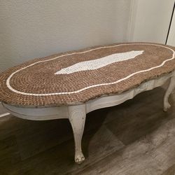 Vintage Martz Style Mosiac Tile Coffee Table