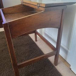 Angled Flip Top Writing Table