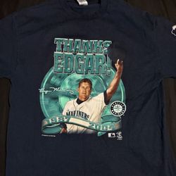 Vintage Seattle Mariners Edgar Martinez shirt size XL