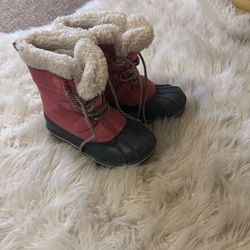 Cat and Jack snow boots size 13 girls