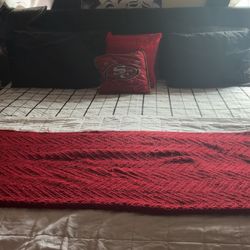 Cal king mechanical bed frame and mattress