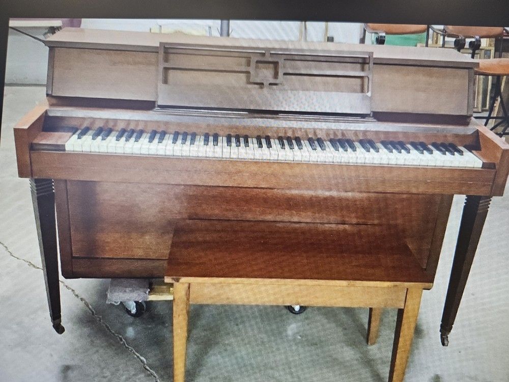Vintage Westbrook Piano And Bench