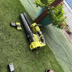Ryobi Chainsaw And Blower 