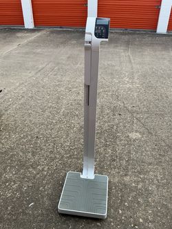 Digital Medical Scale with Height Rod