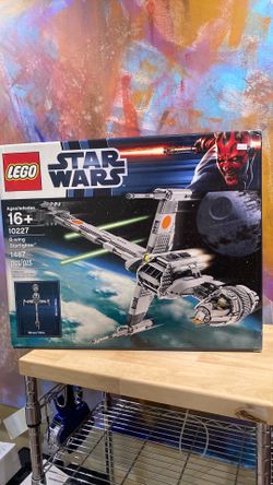 B wing star fighter Lego sealed retired