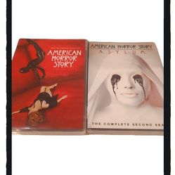 ☠️ American Horror Story ☠️ 
Complete Seasons 1 & 2 on 8 DVD's Widescreen