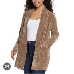 Orvis Ladies Chenille  Sweater Cardigan 