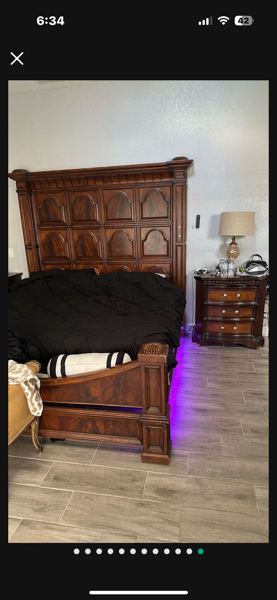 Extra Tall Solid Wood Bedroom Set