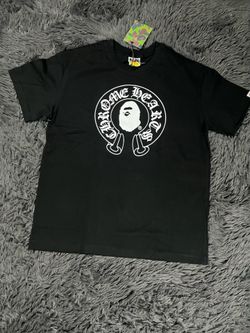 Chrome heart Bape shirt size xl