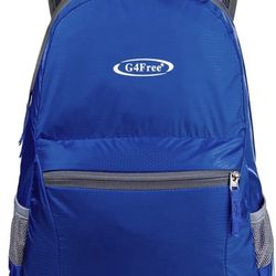 G4Free 20L Lightweight Packable Backpack Travel Hiking Daypack Foldable Dark Blue