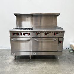 Commercial Propane and nature gas oven range NSF CD-R4-36G