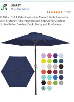 27" Outdoor Patio Umbrellas