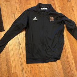 Adidas Official Athlete Zip-Up Jacket Embroidered Long Sleeve Birdz Baseball Adult Unisex Size M