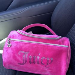 Juicy Couture Rhinestone Travel Cosmetic Bag