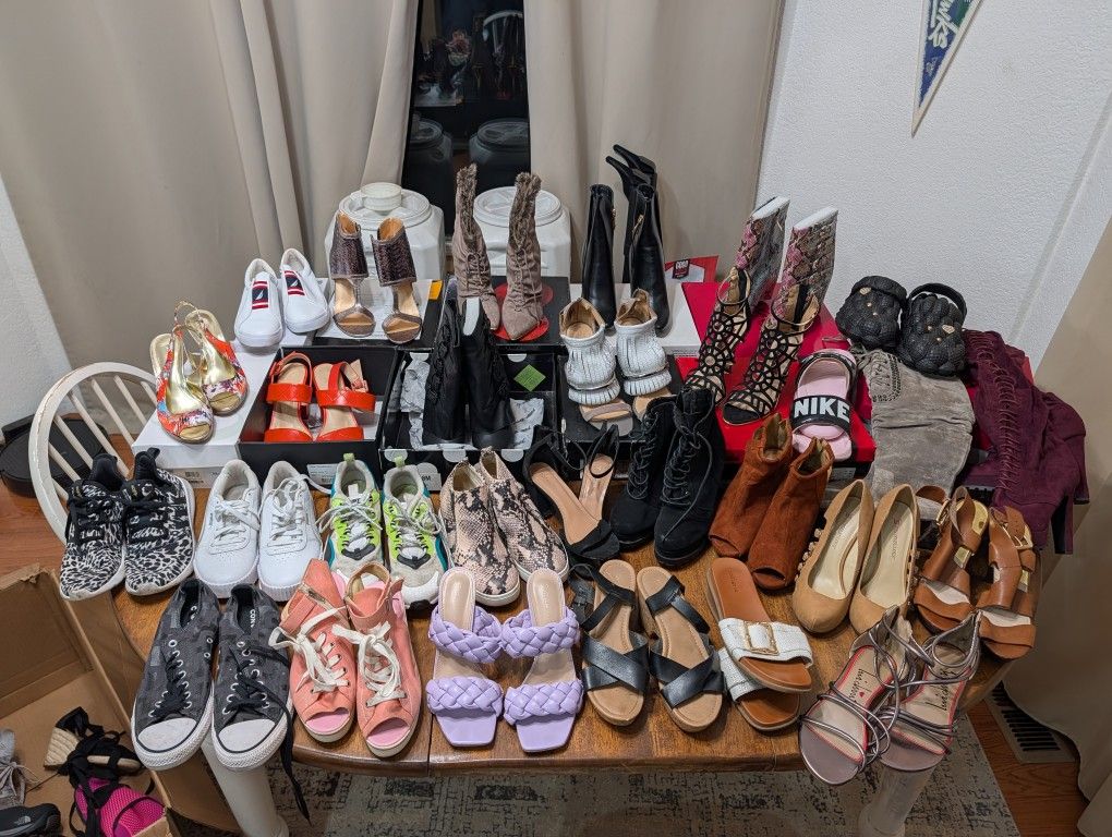 30 Pairs Of Heels And Shoes