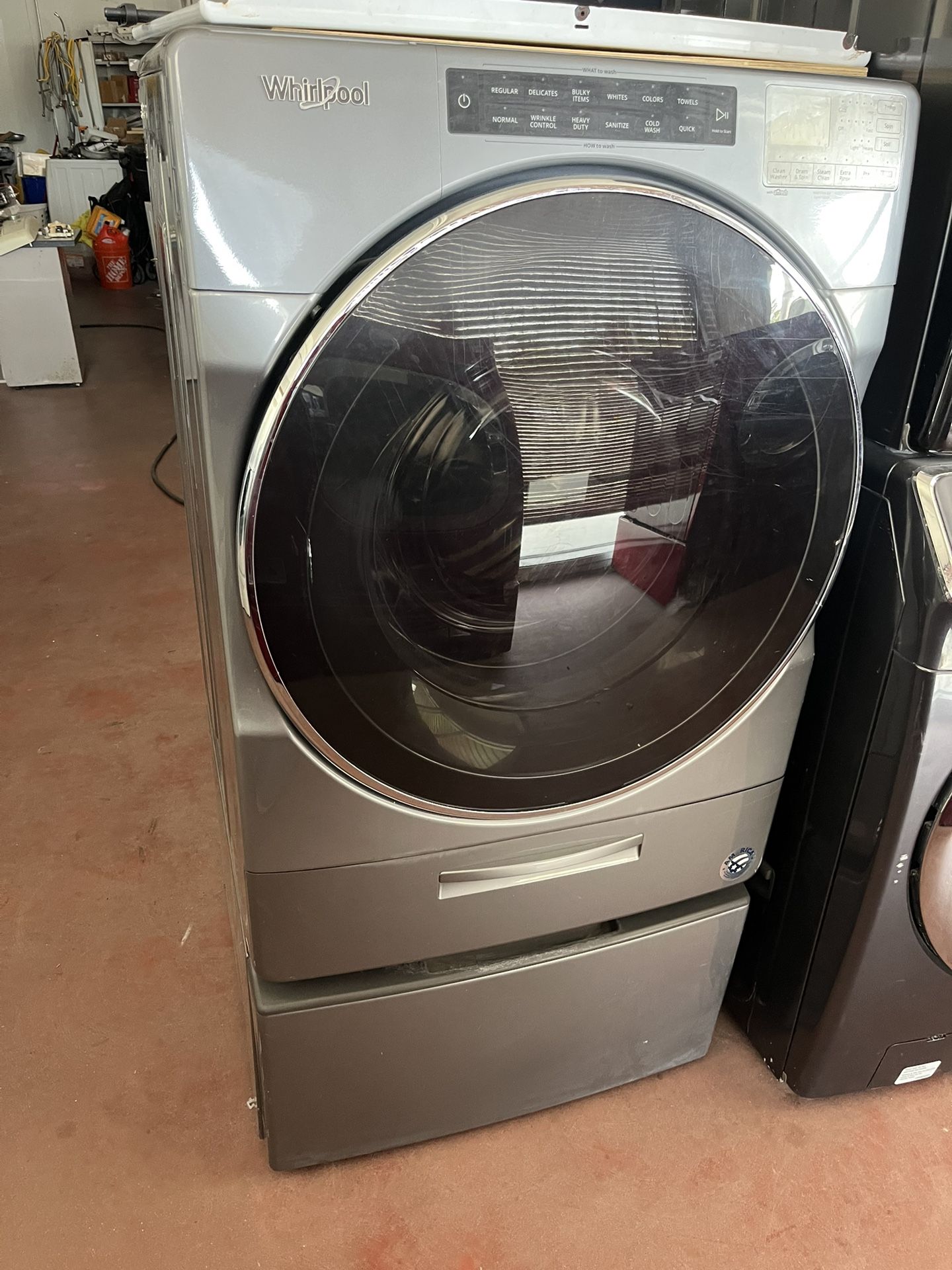 Whirlpool Washer Machine W/pedestal Used 
