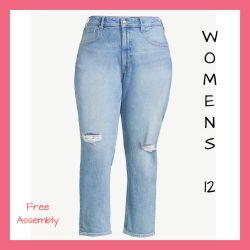 Womens Free Assembly Original 90's Straight Jeans Sz:12