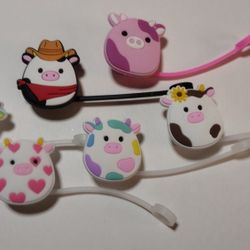 Jewelry Accessories And Set Of Silicone Straws Caps