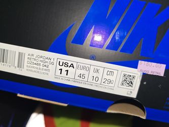 Jordan Og High Top Retro Royal Blue