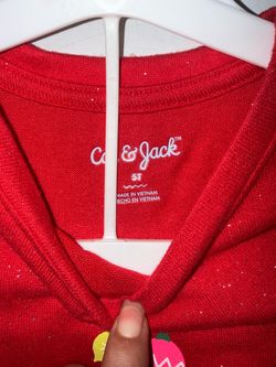 Cat & Jack Kids Red Top Size