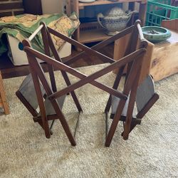 Antique Double Dolls Wooden Swing 