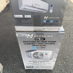 Hessaire  DIY 22 SEER2 12,000 BTU Wi-Fi 1-Ton Ductless