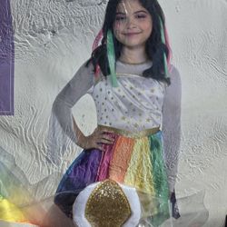Girls Univorn Halloween Costume Size LARGE