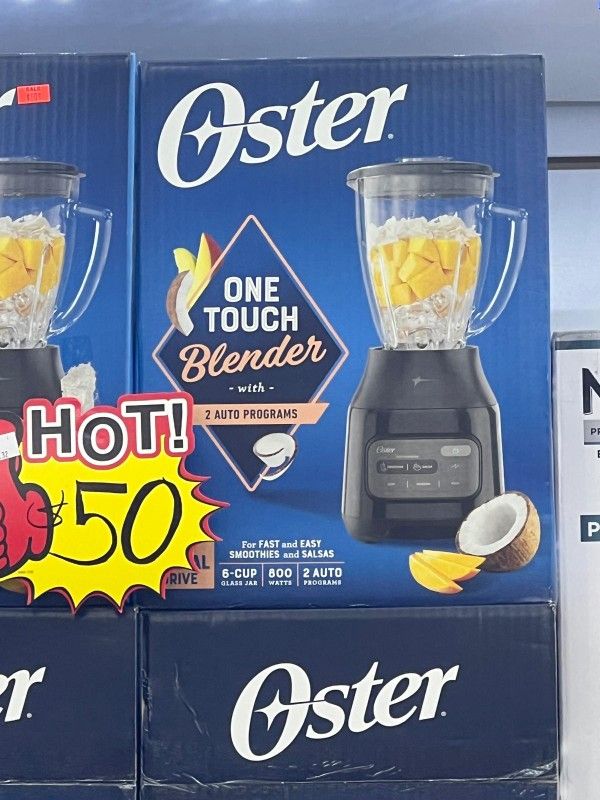 Oster One Touch Blender With 2 Auto Programs