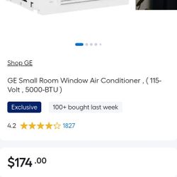 GE Small Room Window Air Conditioner 