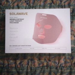 Brand New Solawave Wrinkle Retreat Light Therapy Face Mask 