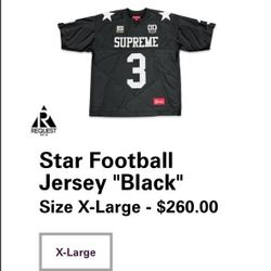 SUPREME JERSEY NEW EDITION TOO BIG 