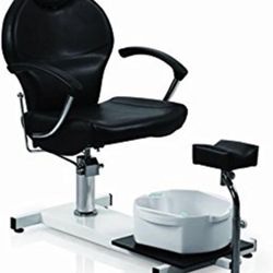 Pedicure Station Black Hydraulic Spa Chair &Foot Classic Salon Massage Equipment