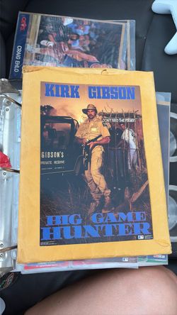 Vintage 1989 Kirk Gibson poster