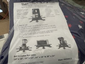 4 Pack Heat Resistant Mats for Countertop,