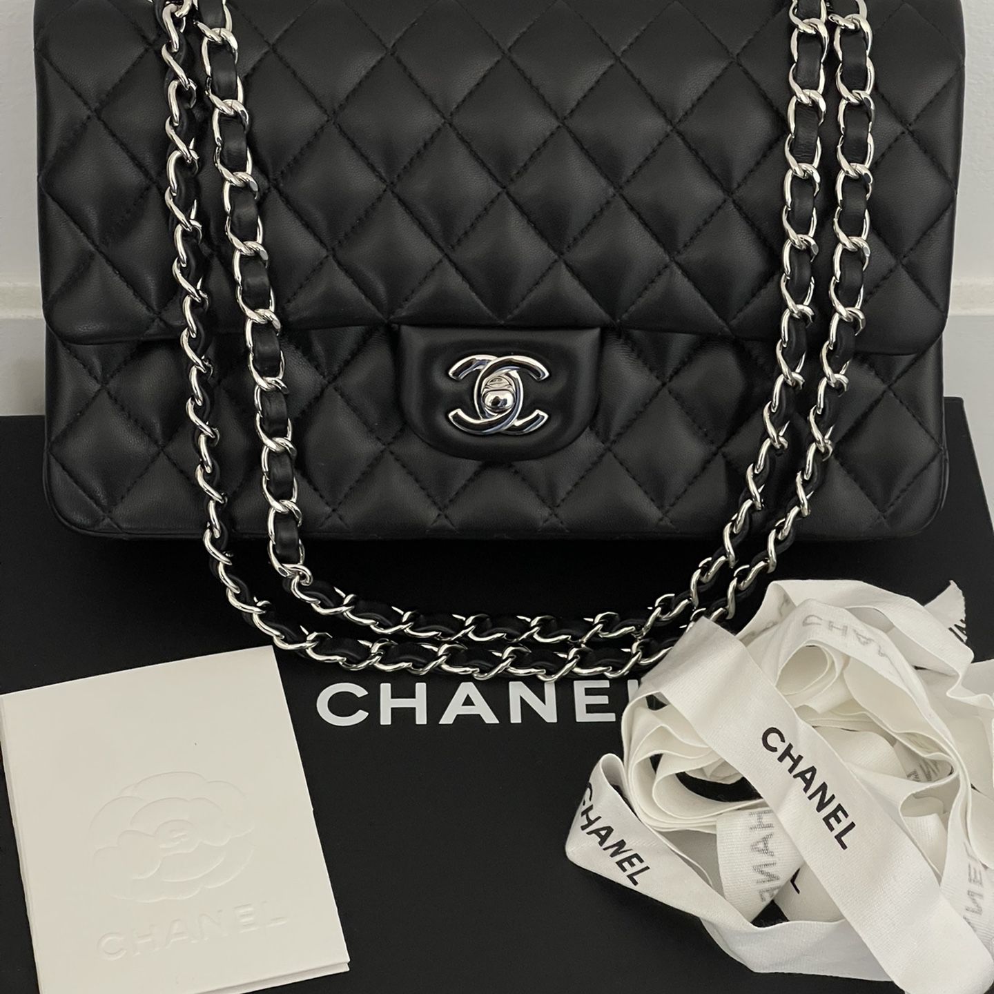 CHANEL Black Caviar Leather Gold Hardware Double Flap for Sale in Carlsbad,  CA - OfferUp