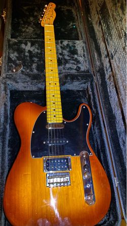Fender Telecaster Solid Ash Body Brown Electric Guitar Maple Neck 6-String