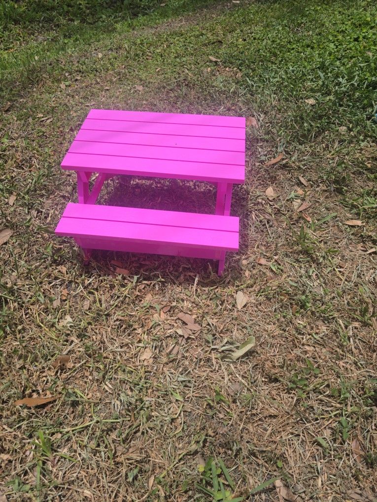 Play Pickic Table For Dolls $20 OBO