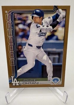 shohei ohtani gold card 2025 Topps serialized card