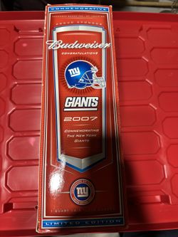Budweiser New York Giants  2007 Limited edition 