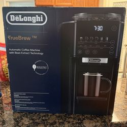 De'Longhi TrueBrew Automatic Coffee Maker with Bean Extract Technology - Black Matte