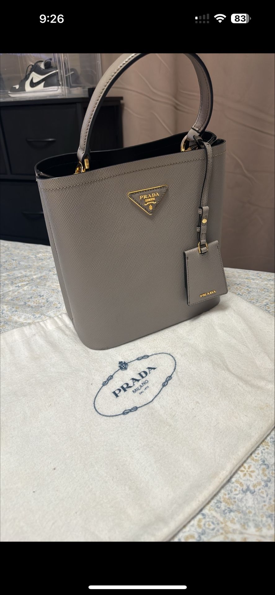 Prada Panier medium bucket bag