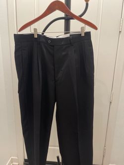 Black Pleated Dress Pants